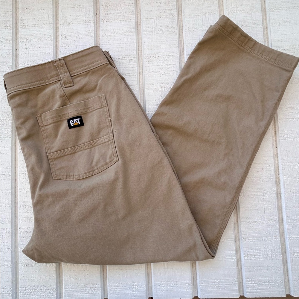 CAT Brand Men’s Utility Work Pants‎ Flex Waistband Size 38x29